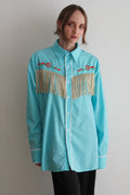 Camisa Western Sky Fringe Vintage