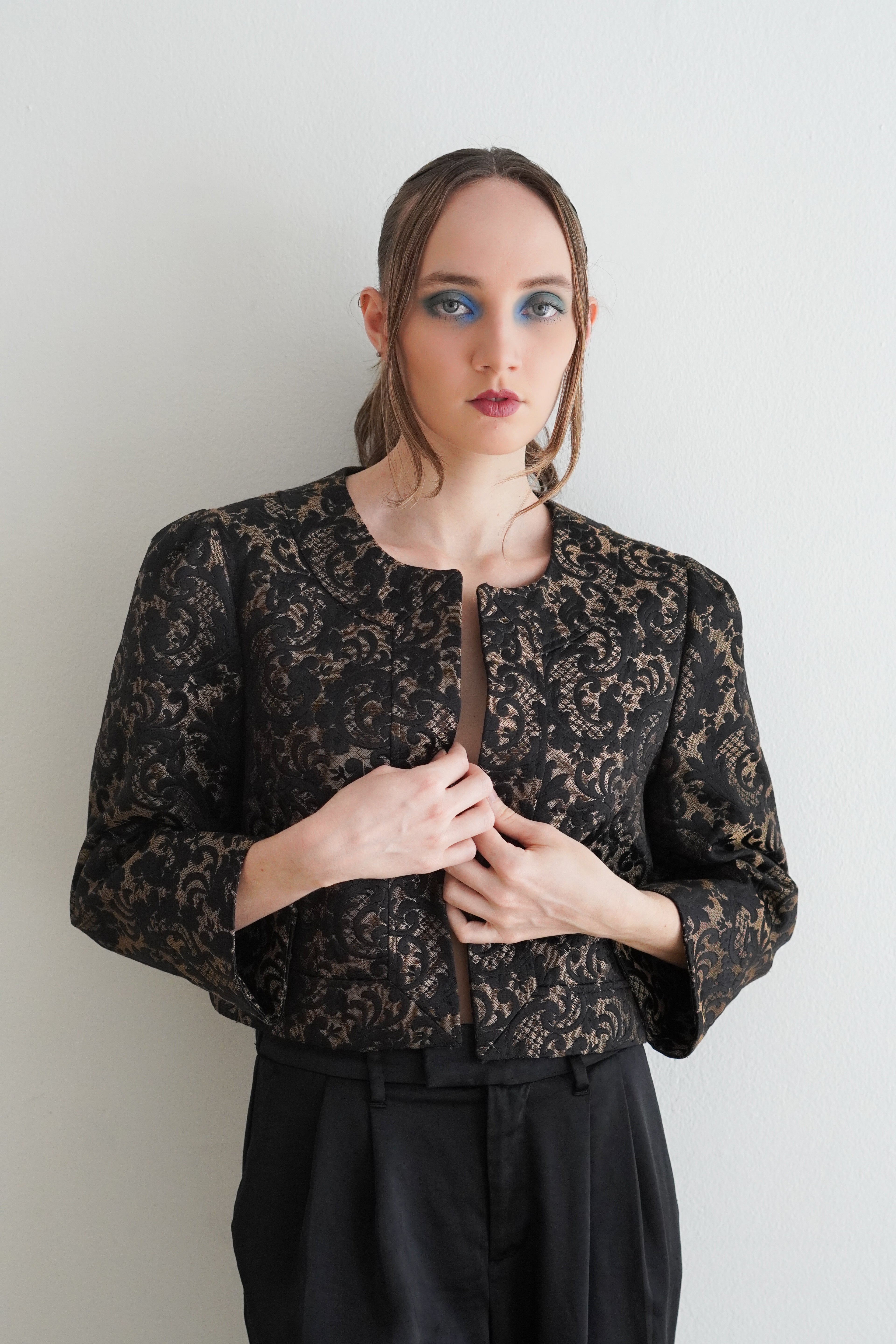 Chaqueta Brocade Noir