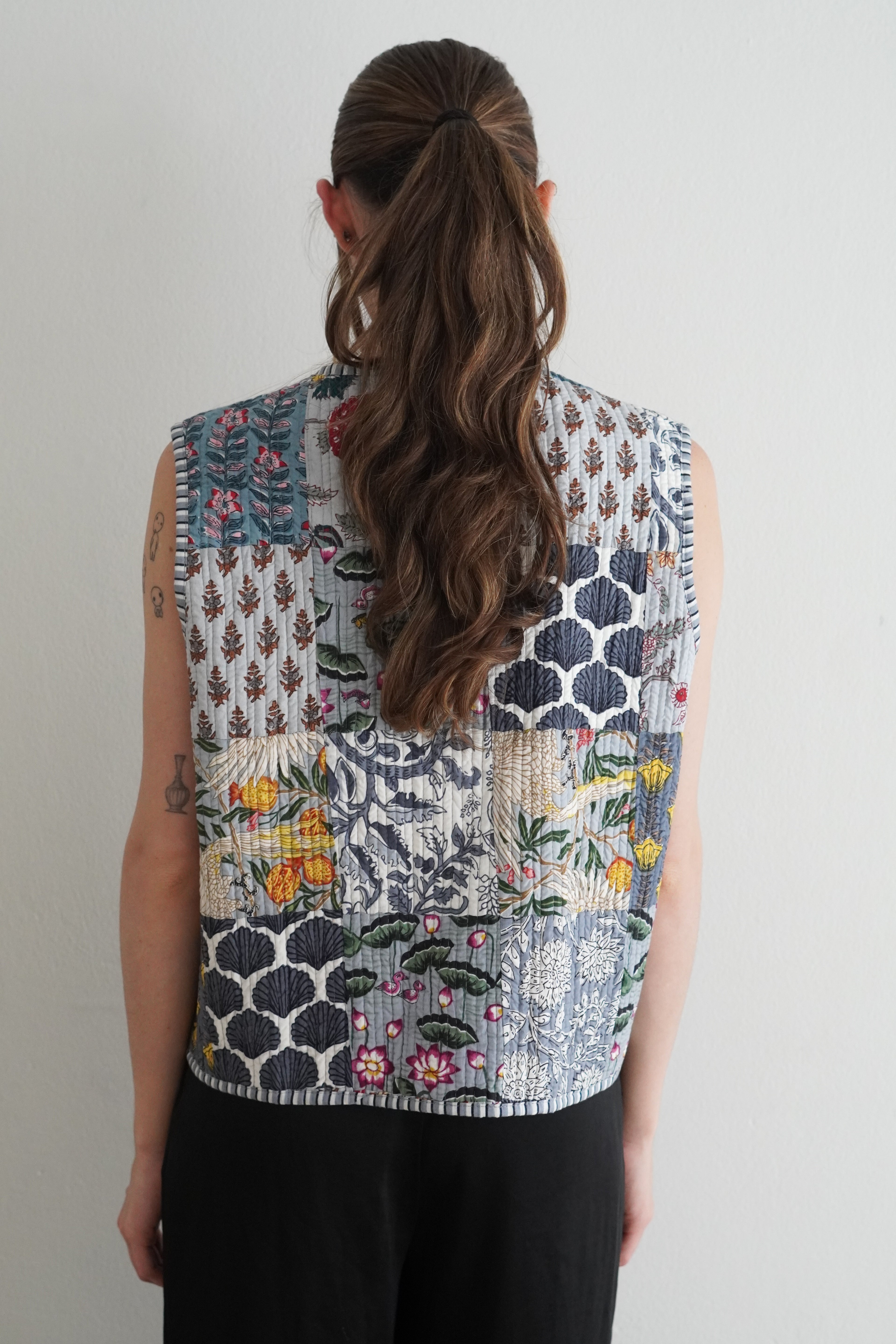Chaleco Patchwork Garden Vintage