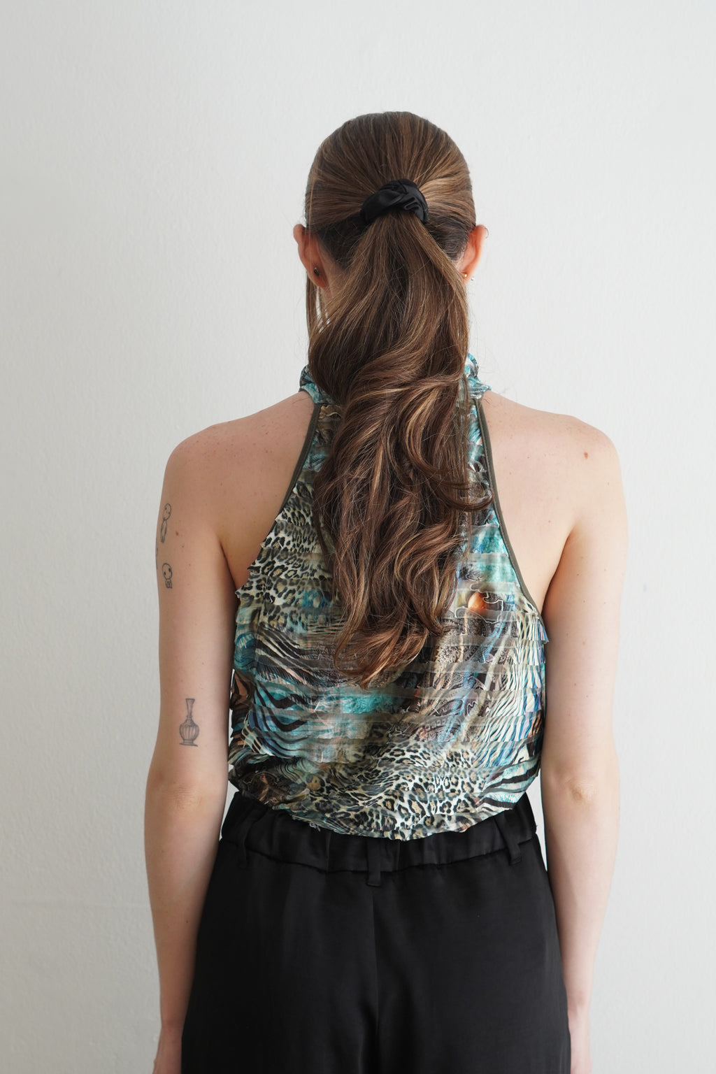 Blusa Y2K Animal Print