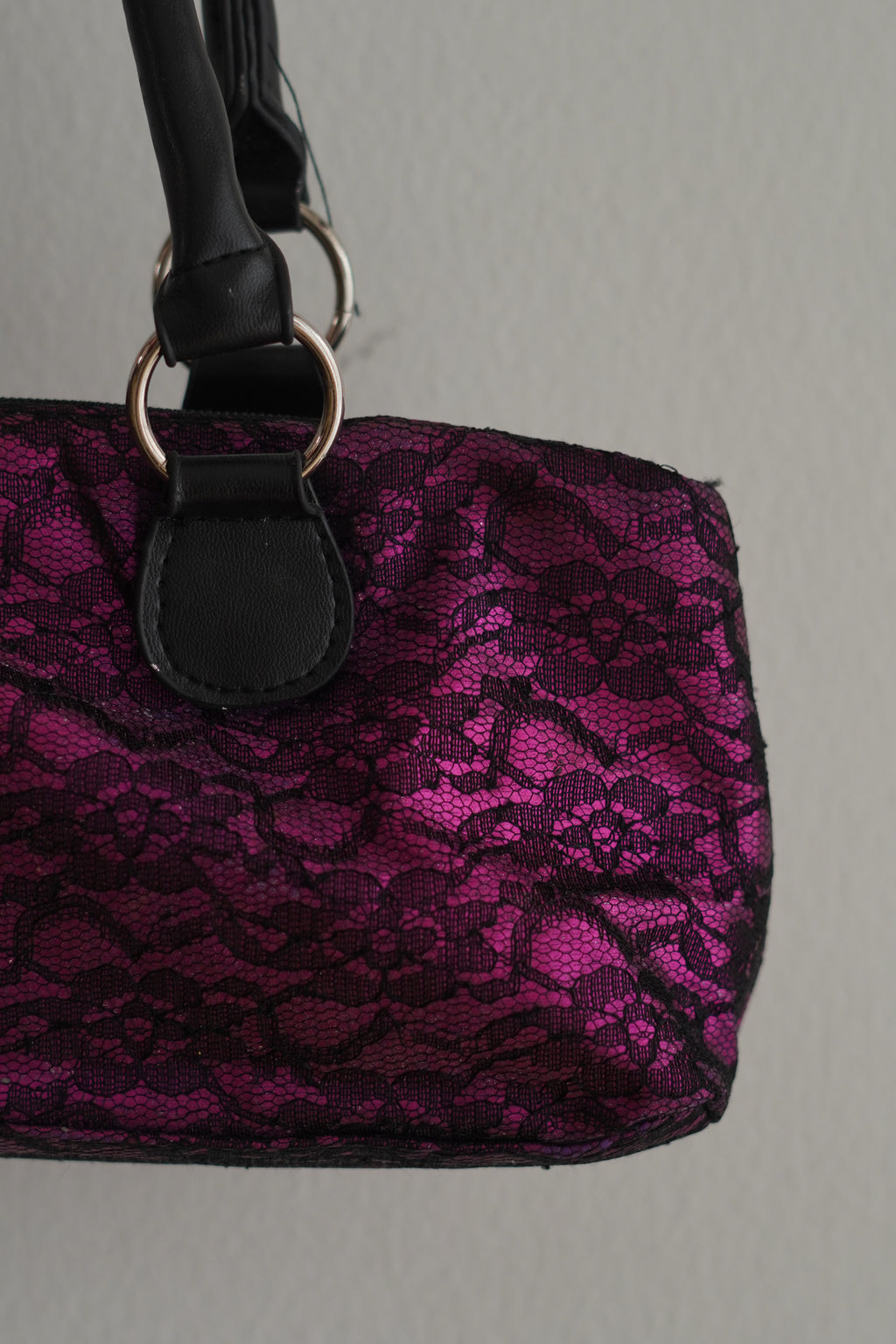 Cartera Encaje Fucsia