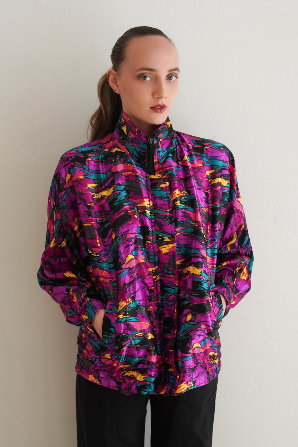 Bomber Jacket Vintage Estampada