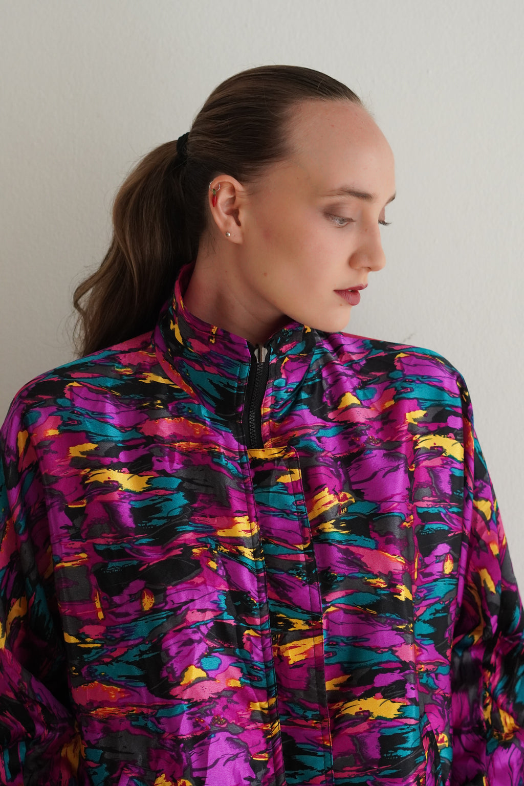 Bomber Jacket Vintage Estampada