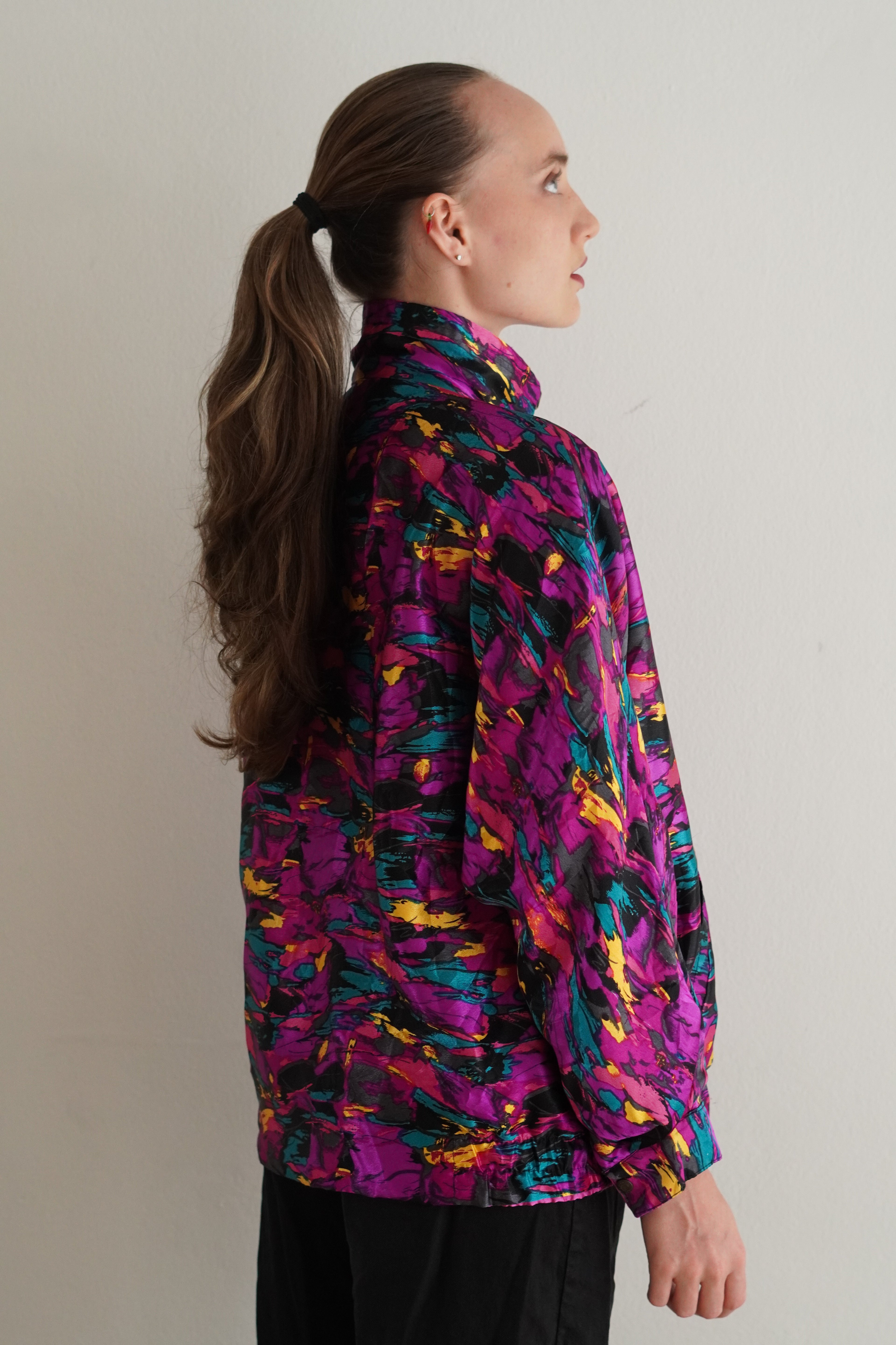 Bomber Jacket Vintage Estampada