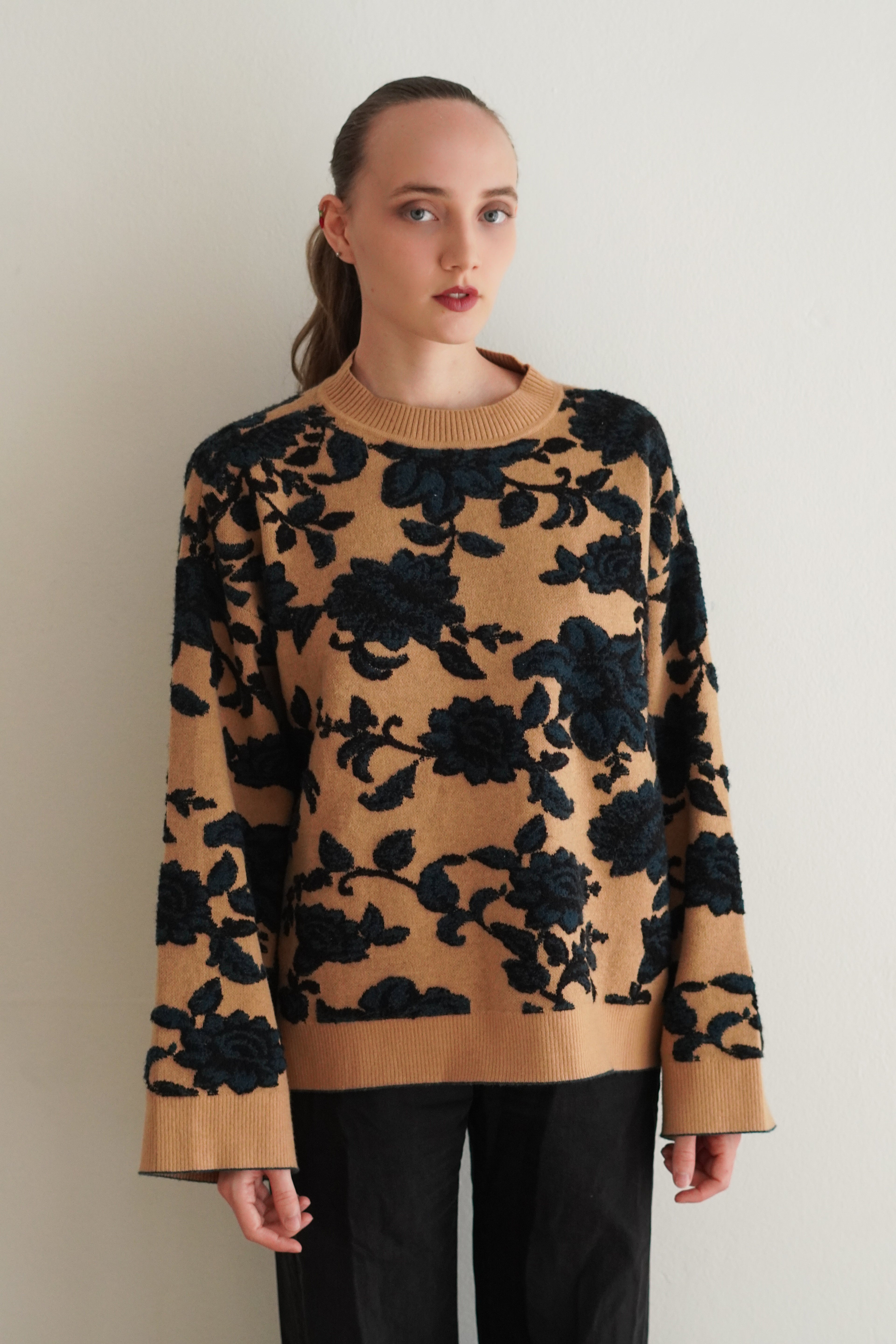 Abrigo con Estampado Floral