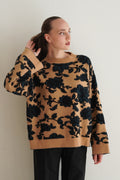 Abrigo con Estampado Floral