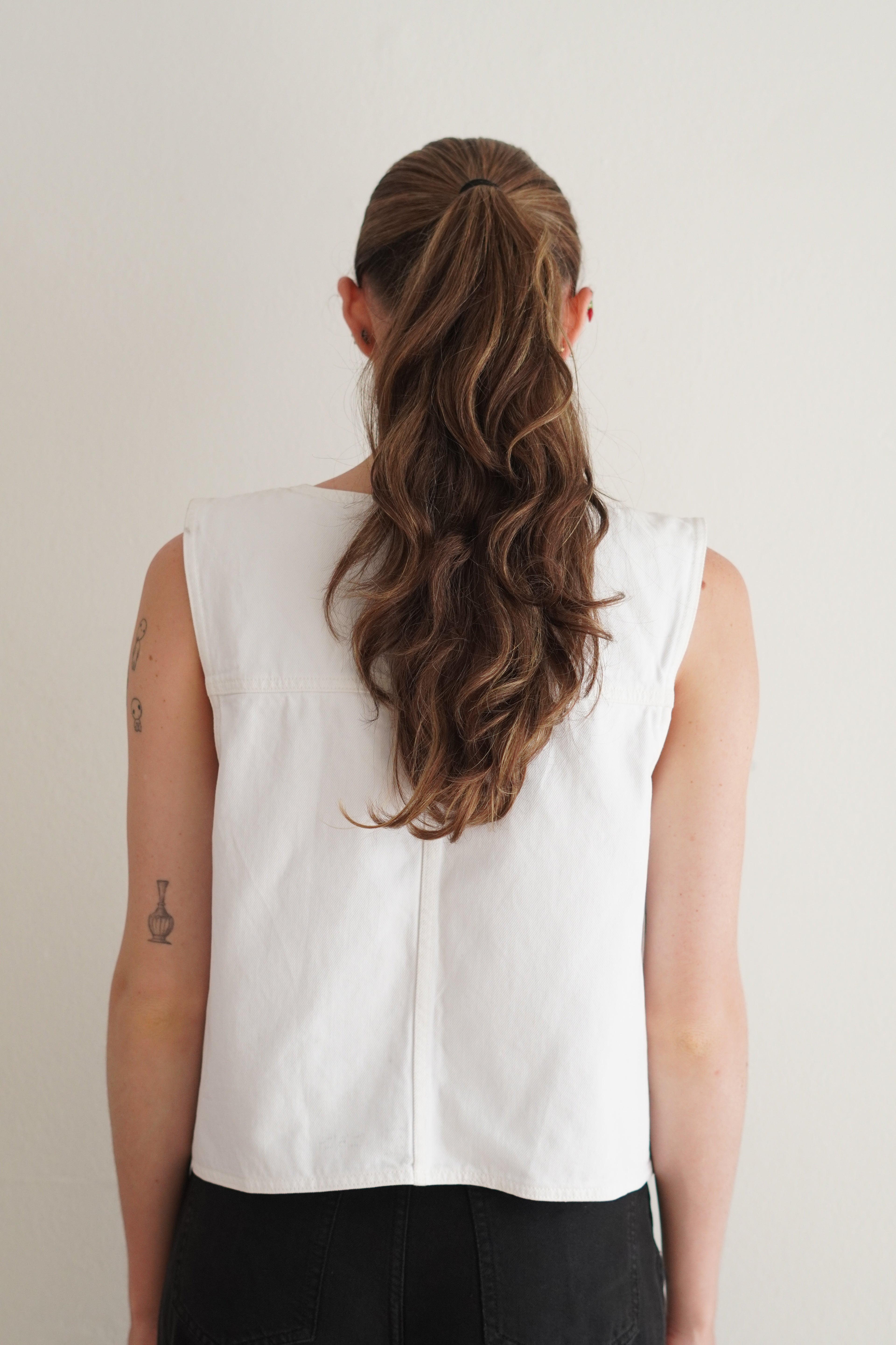 Top Bordado Floral Blanco