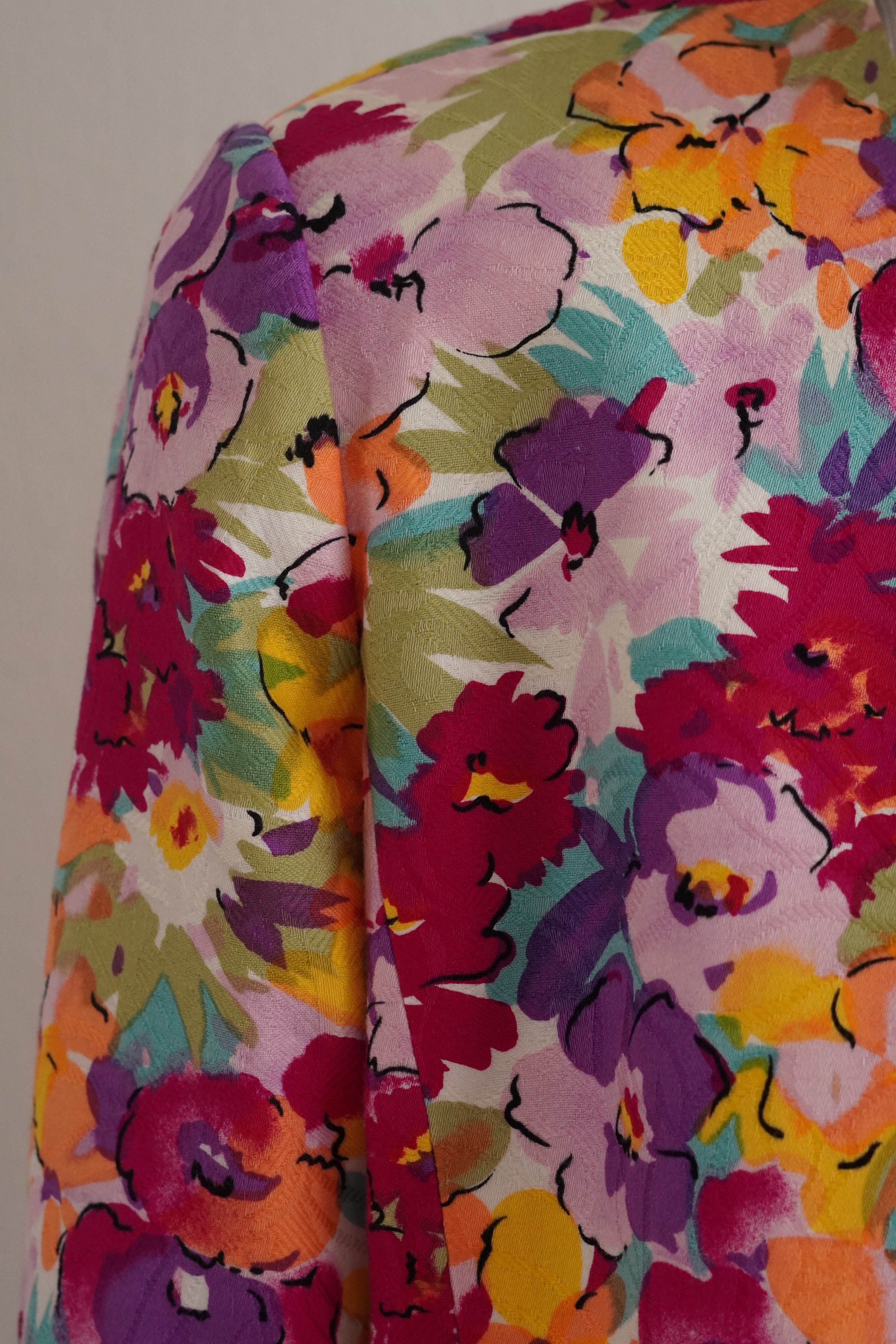 Blazer Floral Maximalista