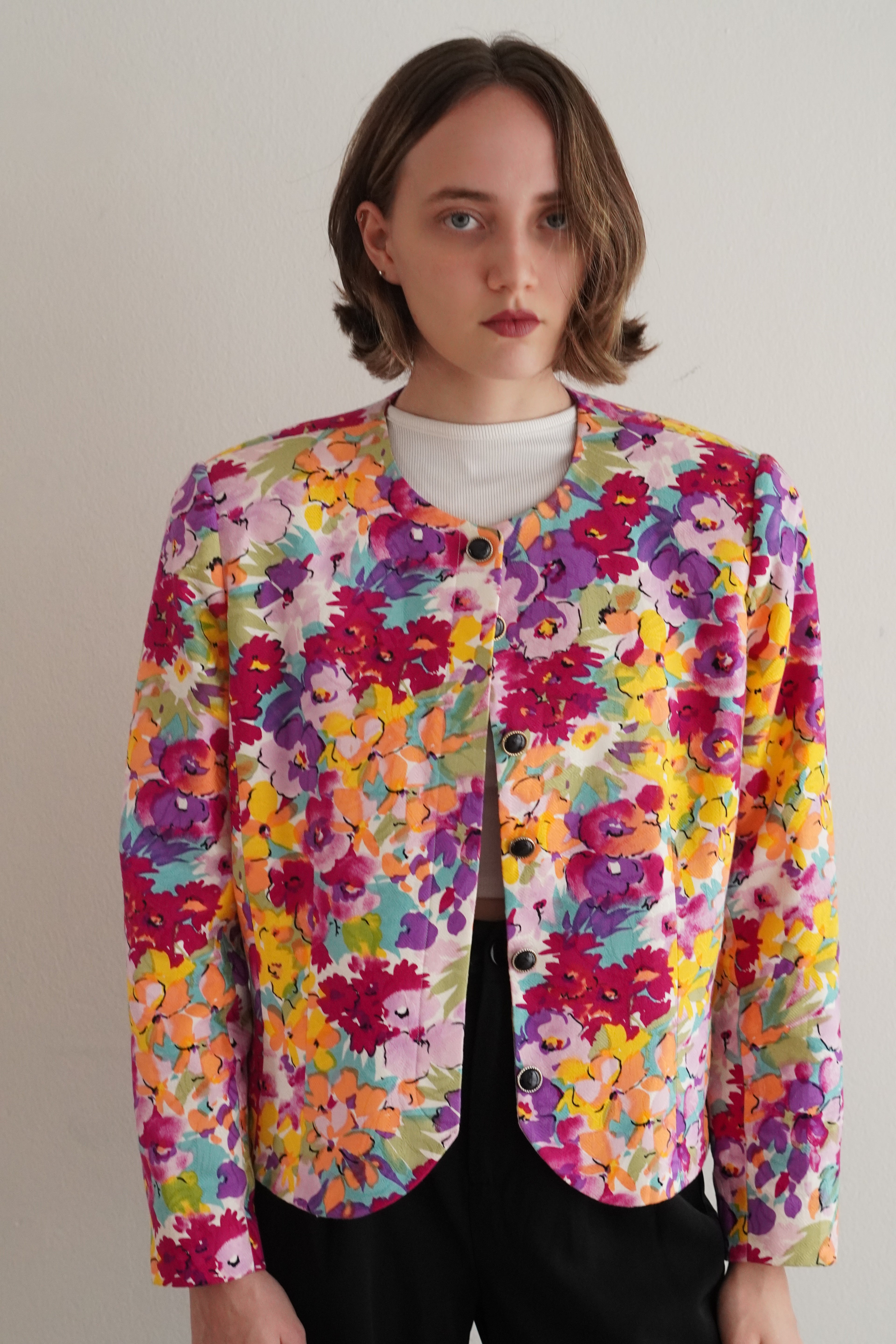 Blazer Floral Maximalista