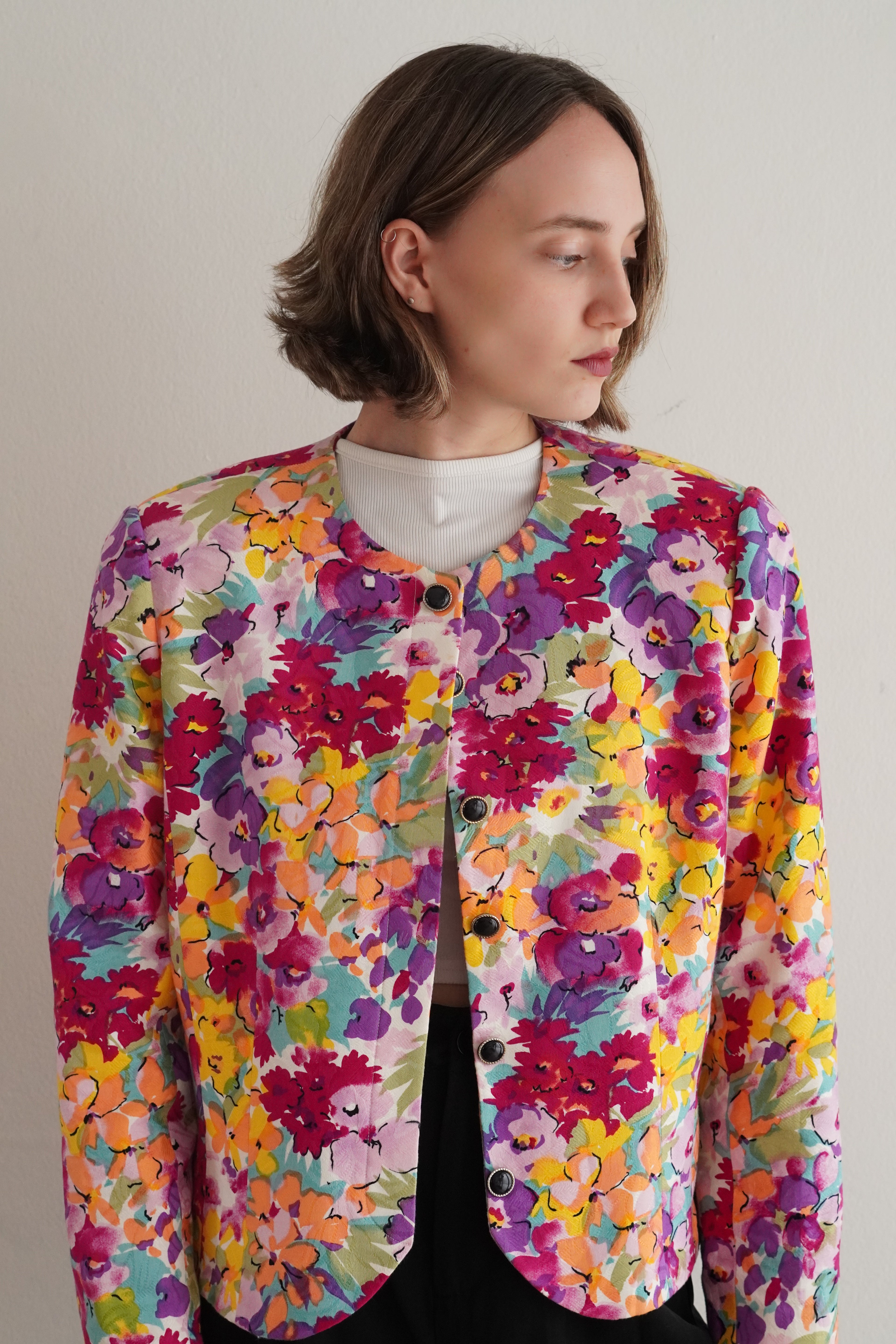 Blazer Floral Maximalista