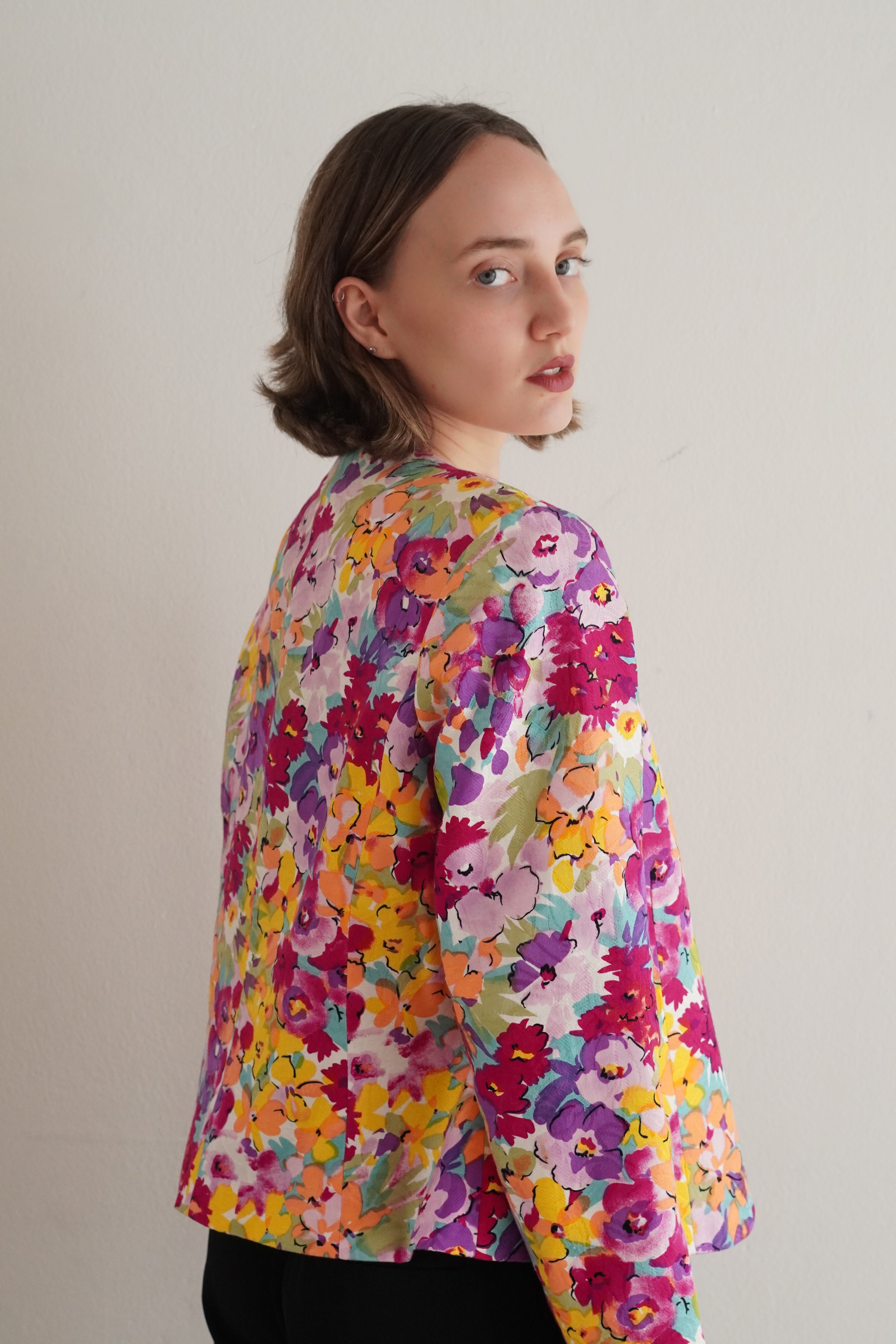 Blazer Floral Maximalista