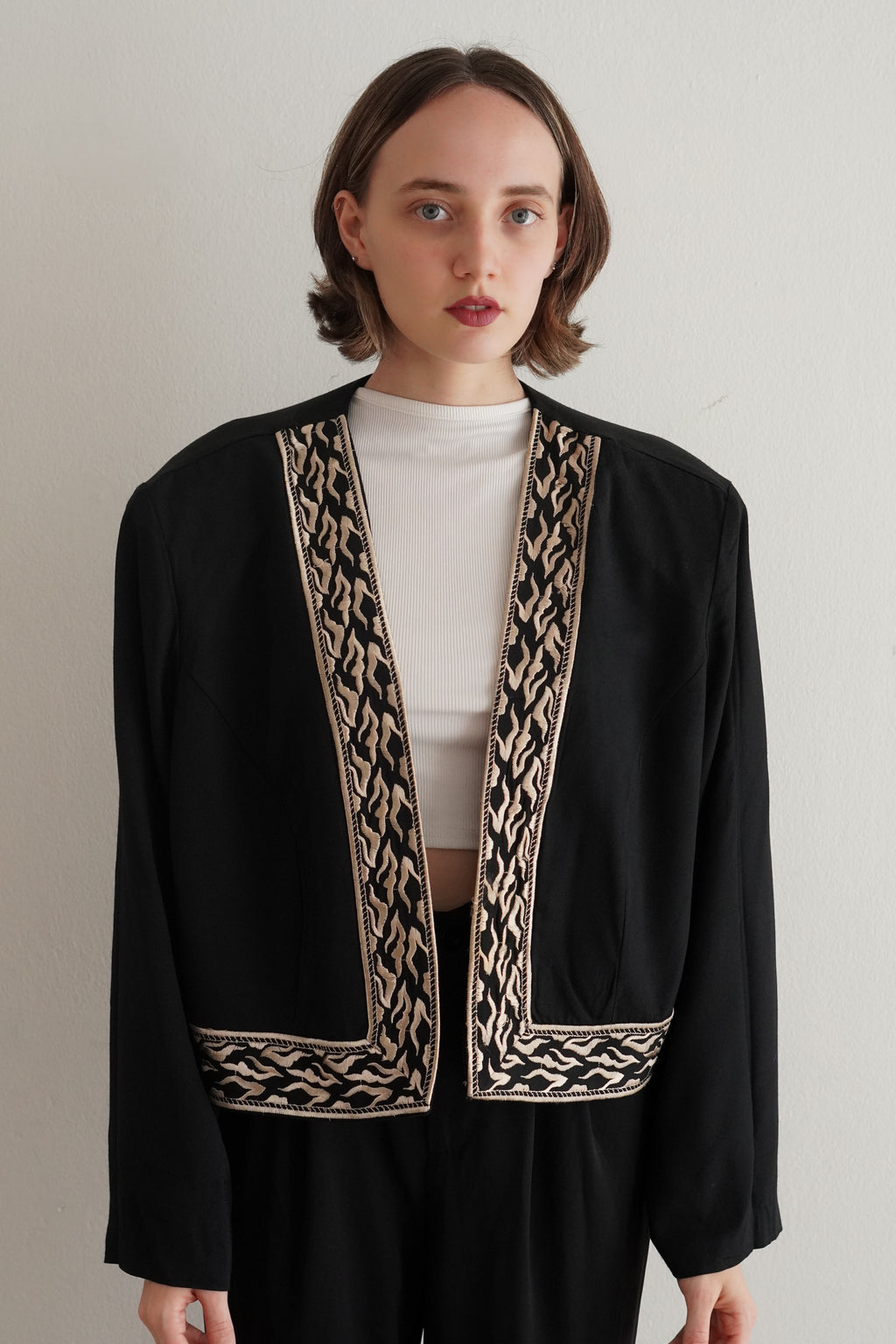 Blazer Corto Estilo 90s