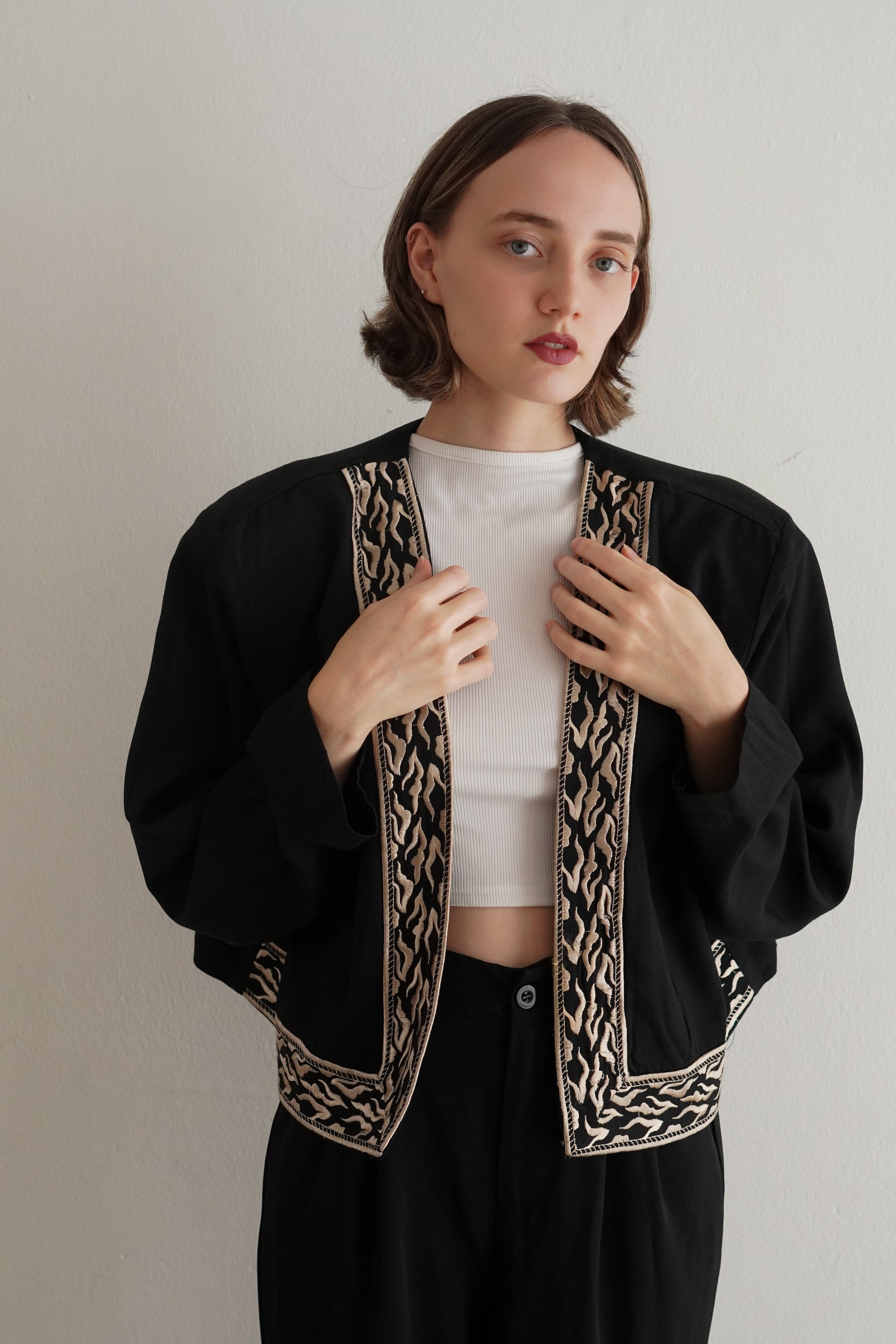 Blazer Corto Estilo 90s