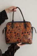 Bolso vintage de cuero genuino