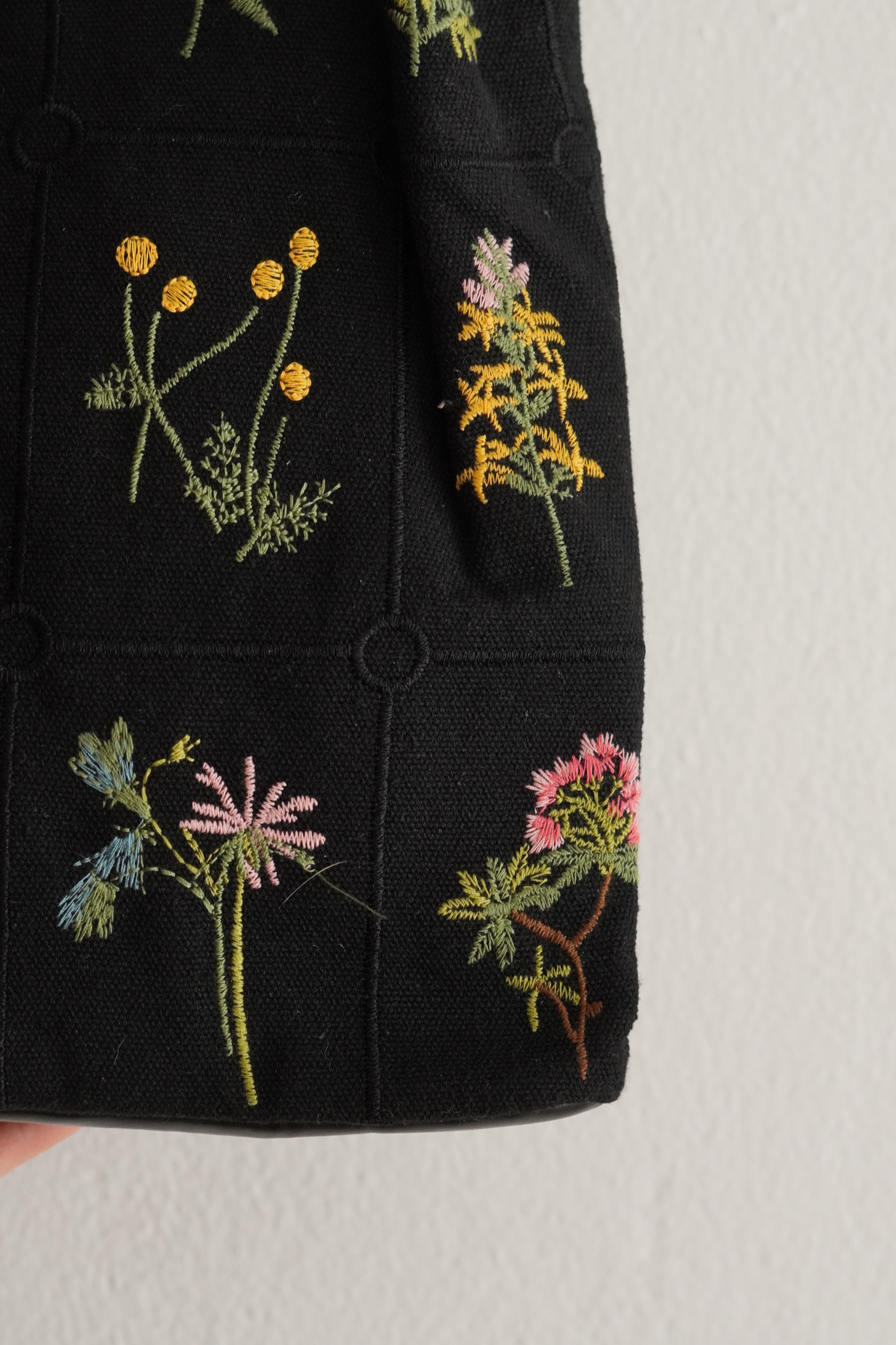 Cartera Vintage Bordada Floral