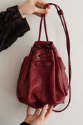 Bolso Bucket Vintage de Cuero