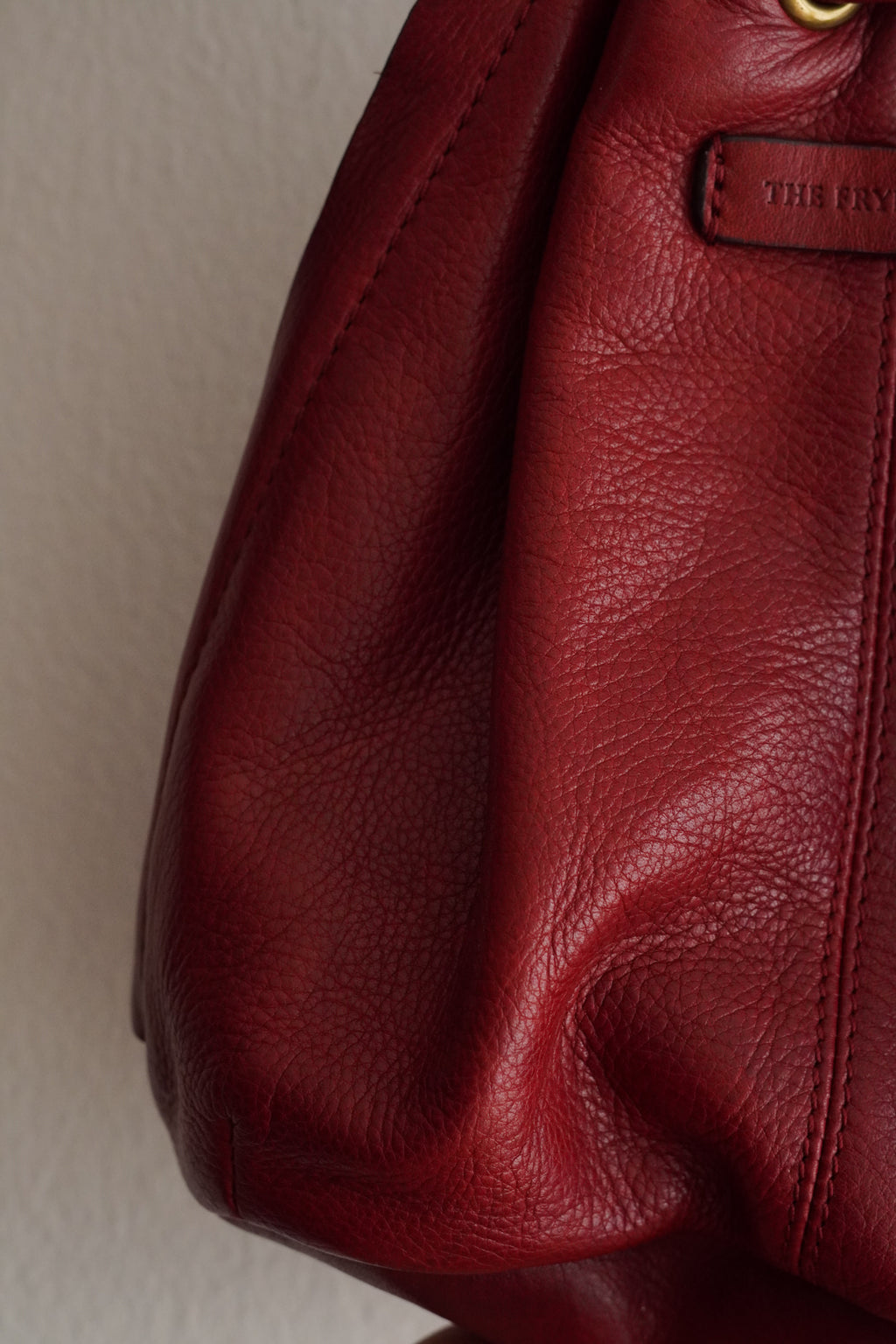 Bolso Bucket Vintage de Cuero