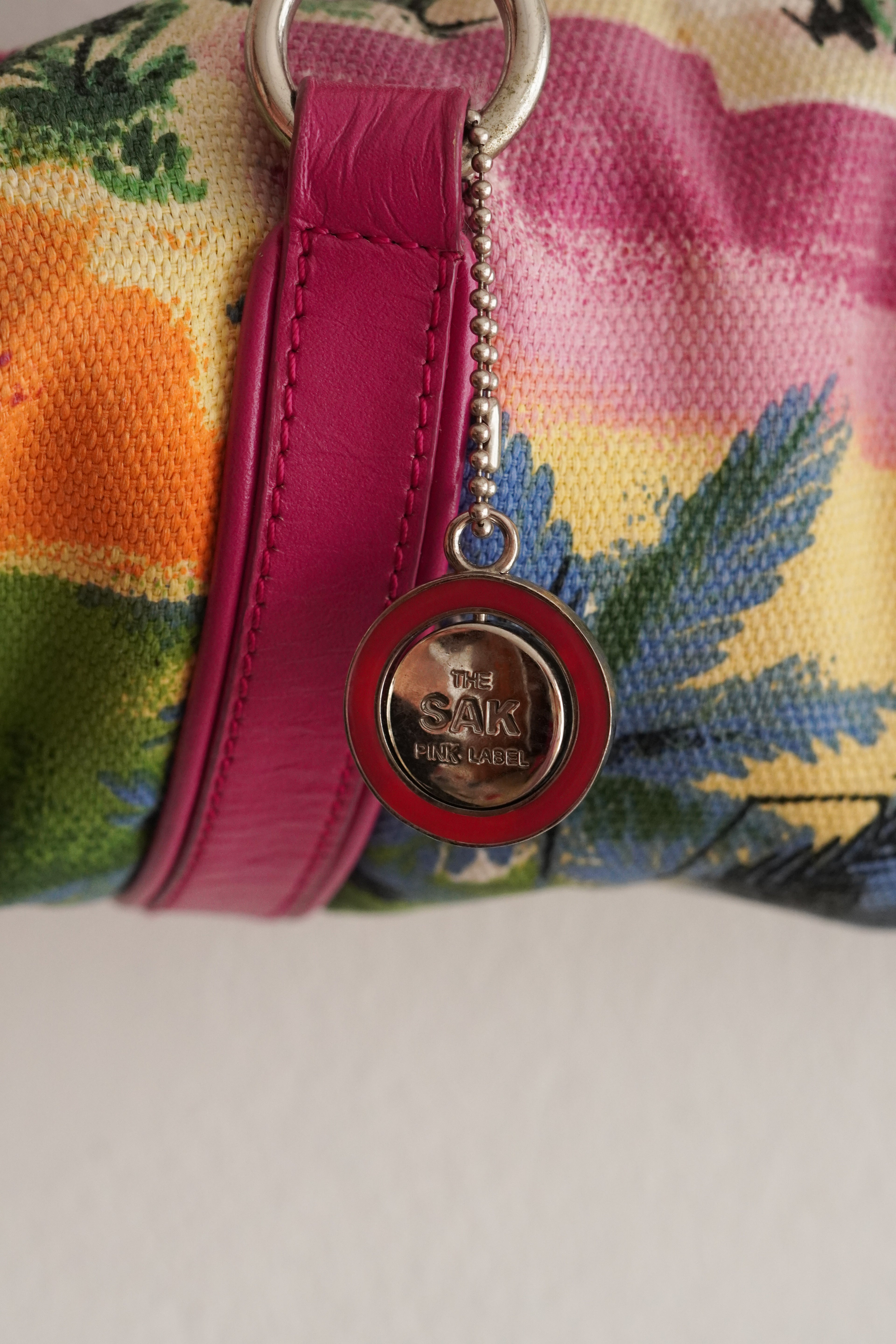 Bolso Vintage Tipo Baguette con Cuero