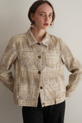 Jacket Con Estampado Botánico