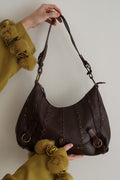Cartera Western Vintage Café Oscuro
