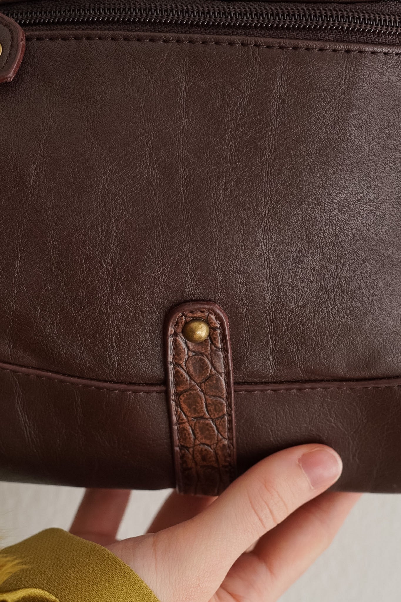 Cartera Western Vintage Café Oscuro